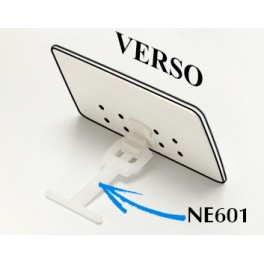 Pied de pose à plat inclinable NE601 pour étiquettes (Lot de 10)