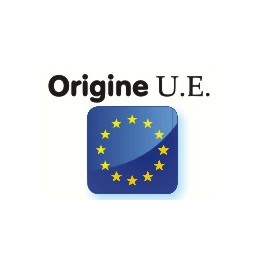 Dôme adhésif en résine LABEL ORIGINE UE