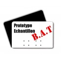Etiquette Prototype Echantillon BAT