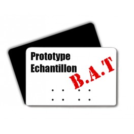 Etiquette Prototype Echantillon BAT