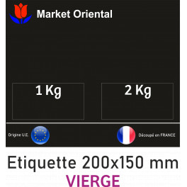 Ardoise aluminium Boucherie Vierge - 200x150x2 mm - (lot de 10)